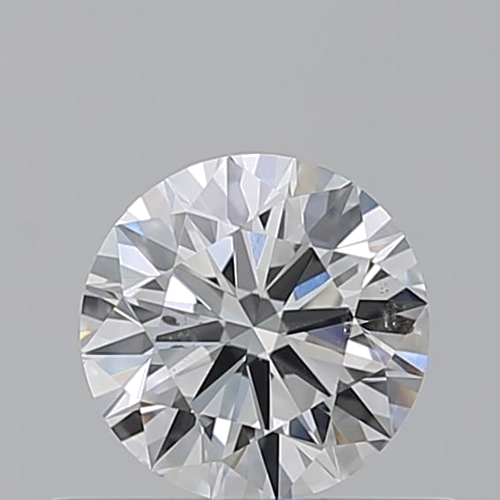 0.5 carat F-SI1 Excellent cut Natūralus Round Deimantas (1)