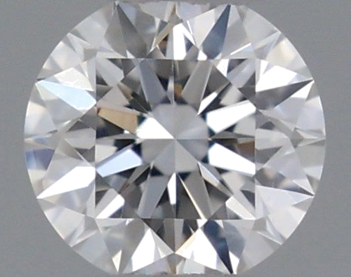 0.19 carat F-VVS1 Excellent cut Natūralus Round Deimantas (1)