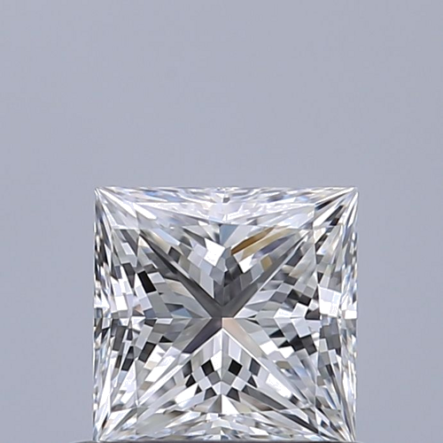 0.61 carat D-VVS1 Natūralus Princess Deimantas (1)