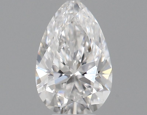 0.23 carat D-VVS2 Natūralus Pear Deimantas (1)