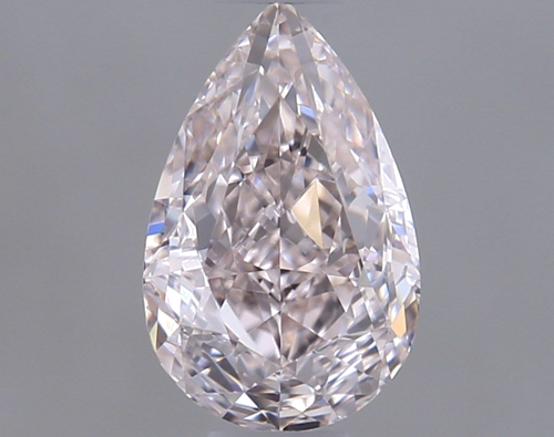 0.6 carat Fancy Light Pink-VVS1 Natūralus Pear Deimantas (1)