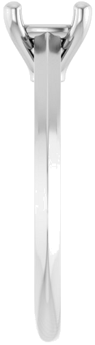 Sužadėtuvių Žiedas „Solitaire“ 585 Baltojo Aukso Cushion 6mm (4)