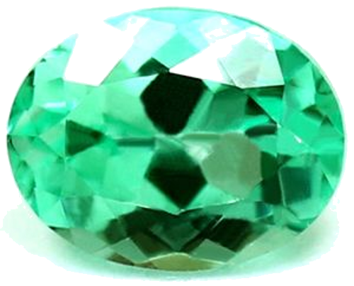 0.62 carat GREEN Oval Smaragdas (1)