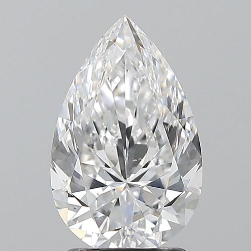 2.01 carat E-SI1 Natūralus Pear Deimantas (1)