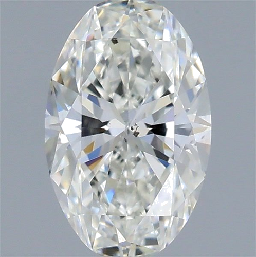 0.5 carat I-SI1 Natūralus Oval Deimantas (1)