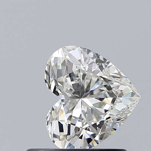 0.7 carat I-VVS1 Natūralus Heart Deimantas (1)