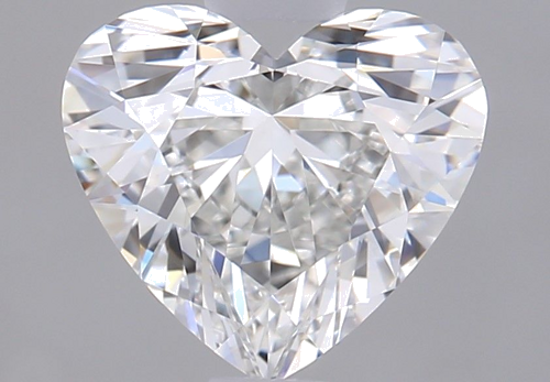 0.91 carat G-IF Natūralus Heart Deimantas (1)