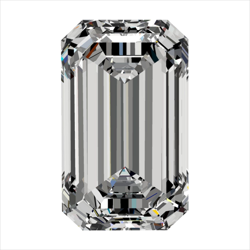 0.4 carat G-VS2 Natūralus Emerald Deimantas (1)