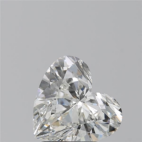 2.03 carat H-SI1 Natūralus Heart Deimantas (1)
