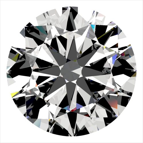 0.3 carat J-VVS2 GD cut Natūralus Round Deimantas (1)