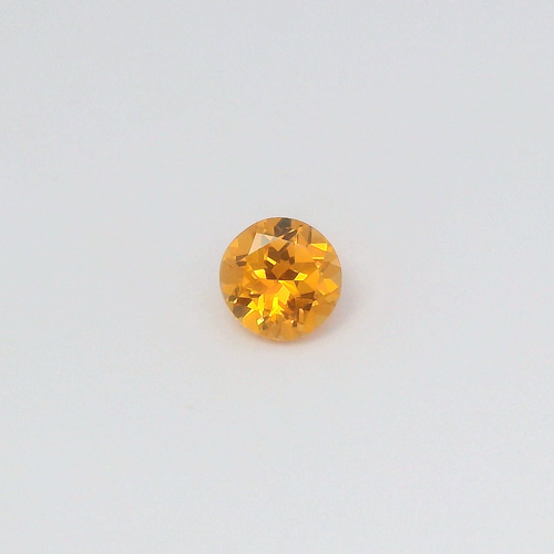 0.68 carat ORANGE Round Garnet (1)
