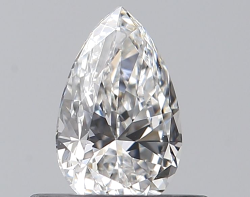 0.43 carat E-VVS2 Natūralus Pear Deimantas (1)