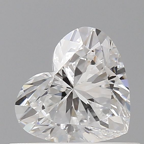 0.51 carat D-VVS2 Natūralus Heart Deimantas (1)