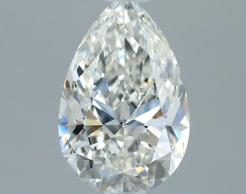 0.5 carat H-VVS2 Natūralus Pear Deimantas (1)