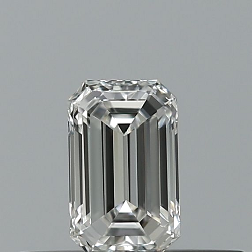 0.24 carat F-VVS2 Natūralus Emerald Deimantas (1)