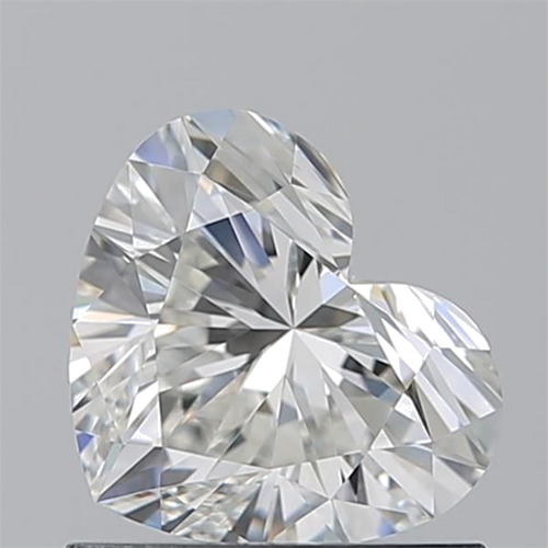 0.9 carat I-VVS2 Natūralus Heart Deimantas (1)