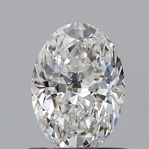 0.6 carat F-VVS2 Natūralus Oval Deimantas (1)