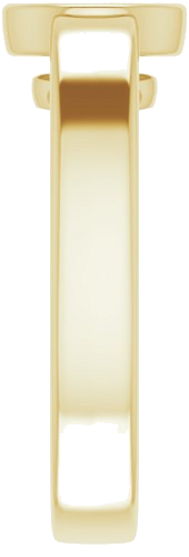 Sužadėtuvių Žiedas „Bezel-Set Solitaire“ 585 Geltonojo Aukso Round 6.5mm (4)