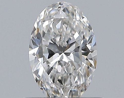 0.52 carat F-VVS1 Natūralus Oval Deimantas (1)