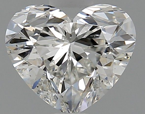 1.01 carat H-SI2 Natūralus Heart Deimantas (1)