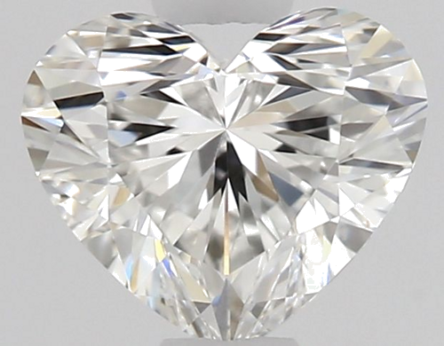 0.5 carat F-VVS1 Natūralus Heart Deimantas (1)
