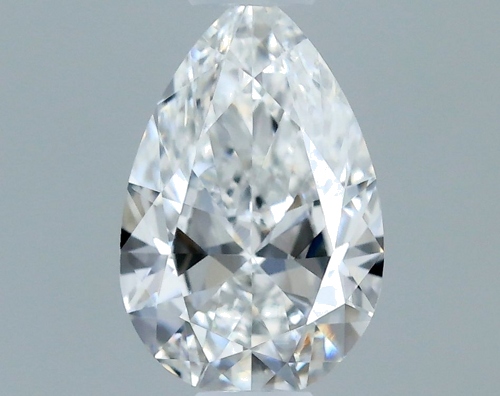 0.3 carat E-VVS1 Natūralus Pear Deimantas (1)