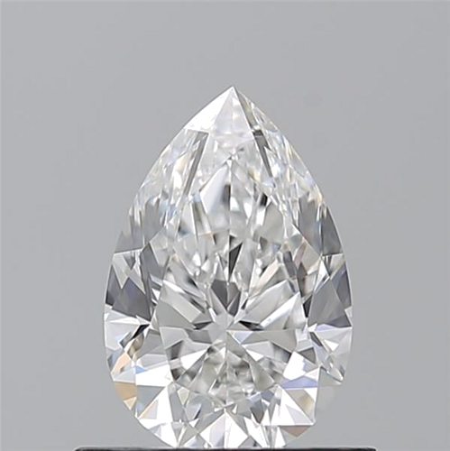 0.7 carat F-VS1 Natūralus Pear Deimantas (1)
