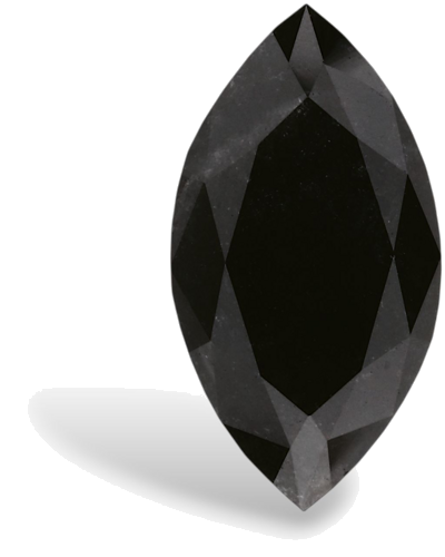 1.47 carat Fancy Black-VVS2 Natūralus Marquise Deimantas (1)