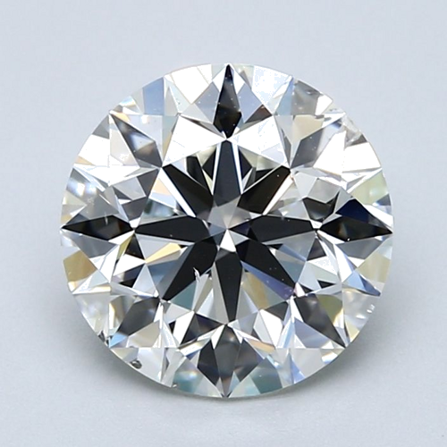 3.02 carat I-SI2 Excellent cut Natūralus Round Deimantas (1)