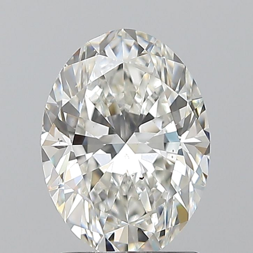 1.7 carat G-SI1 Natūralus Oval Deimantas (1)