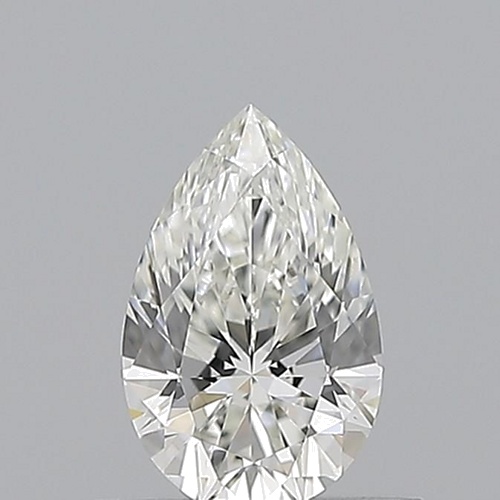 0.5 carat I-VVS1 Natūralus Pear Deimantas (1)