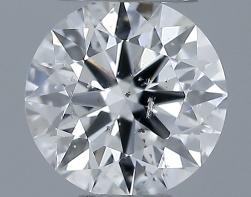 0.43 carat G-SI2 Excellent cut Natūralus Round Deimantas (1)