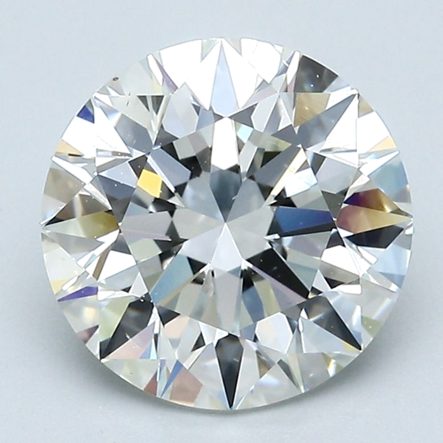 3.51 carat I-SI1 Excellent cut Natūralus Round Deimantas (1)