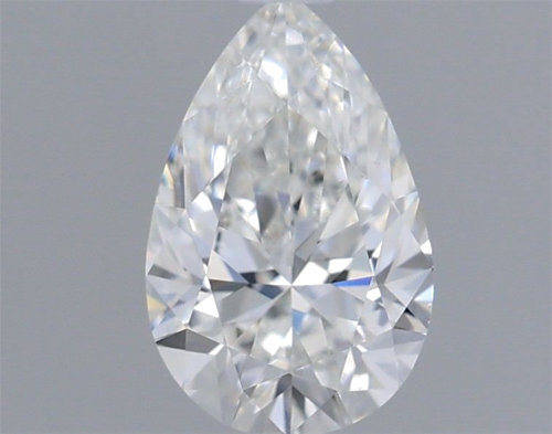 0.5 carat F-VS2 Natūralus Pear Deimantas (1)