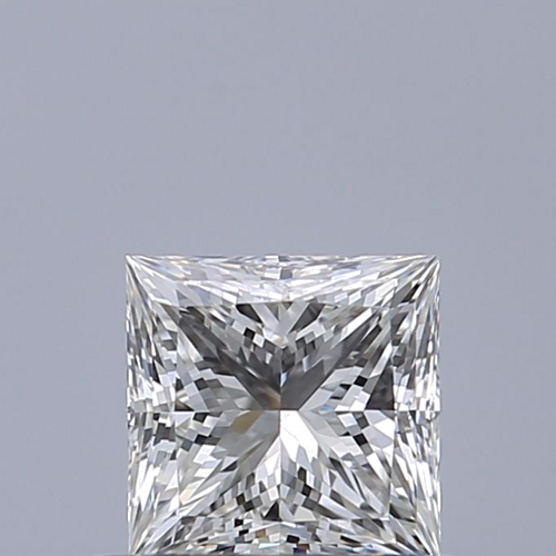 0.5 carat F-VVS2 Natūralus Princess Deimantas (1)