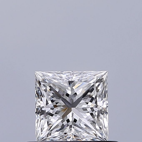 0.52 carat D-VS1 Natūralus Princess Deimantas (1)