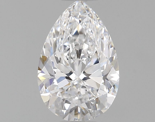 0.7 carat D-VVS2 Natūralus Pear Deimantas (1)