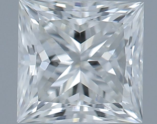0.5 carat I-SI1 Natūralus Princess Deimantas (1)