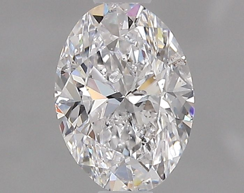 0.7 carat D-SI2 Natūralus Oval Deimantas (1)
