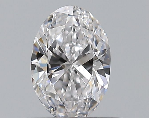 0.4 carat D-VS2 Natūralus Oval Deimantas (1)