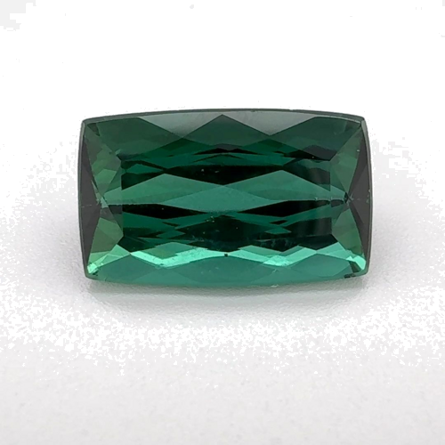 3.275 carat GREEN STEP cut Cushion Tourmaline (1)