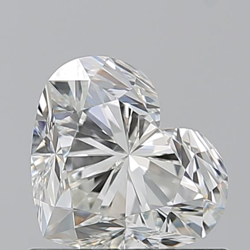 0.9 carat I-VVS2 Natūralus Heart Deimantas (1)