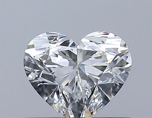 0.5 carat E-VVS1 Natūralus Heart Deimantas (1)