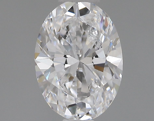 0.41 carat D-VVS2 Natūralus Oval Deimantas (1)