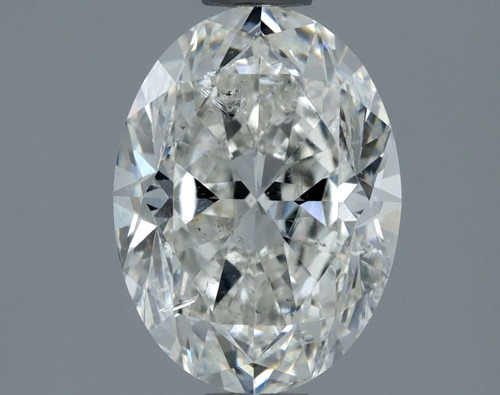 1.71 carat I-SI2 Natūralus Oval Deimantas (1)