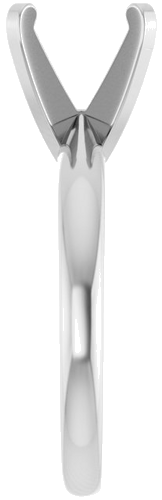 Sužadėtuvių Žiedas „Solitaire“ 585 Baltojo Aukso Round 9mm (4)