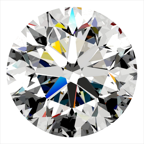 0.3 carat J-SI2 Very Good cut Natūralus Round Deimantas (1)