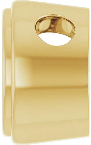 Pakabukas „Bezel-Set Solitaire“ 14k yellow gold Round 7mm (3)