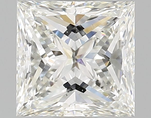 0.99 carat H-SI1 Natūralus Princess Deimantas (1)