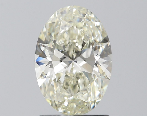 1.5 carat K-SI1 Natūralus Oval Deimantas (1)